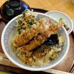 季節の天ぷら  銀座 ハゲ天 伊勢丹会館 - “サービス天丼”