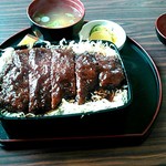 橋場食堂 - カツ重