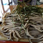 十一丁目茶屋 - ざるそば大盛　2017.3