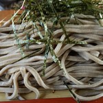 十一丁目茶屋 - 太めの蕎麦だが・・・