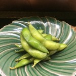 寿司海月 - 付き出し：枝豆