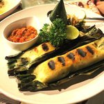 Jahe Restaurant - 魚のすり身のバナナの葉包み(otak otak)