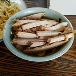 丸長中華そば店 - 麺をつけられない　（笑）