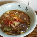 丸長中華そば店 - 一味を投入！