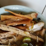 丸長中華そば店 - メンマ発掘　