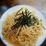 丸長中華そば店 - 麺上空から