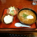 Kanjuku Udon Dokoro Shishiya - カレーうどん定食(\1,000)