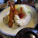 Fried shrimp set