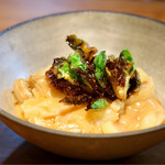 明道町中国菜 一星 - トマトクリームの甲烏賊和え