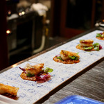 明道町中国菜 一星 - 山口県産甘鯛のうろこ揚げ、チリソース