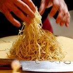 明道町中国菜 一星 - 坦々麺は麺のほぐしから入ります