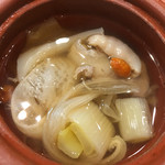 中国菜 火ノ鳥 - ヨシキリザメ・フカヒレと白キクラゲのスープ