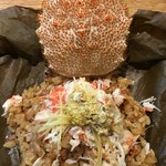 中国菜 火ノ鳥 - 毛ガニの蓮の葉チマキ