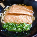 手造りうどん 楽々 - きつねうどん(H23.1)