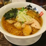 麺屋あごすけ - 旨塩鶏麺+麺大盛 ￥930