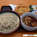 Aji Sai Koubou - 肉汁うどん+ジャンボかき揚げ