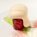 プレヴナンス - 苺のムース（アップ）