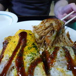 みや島 - 【焼そばもっちーズ】焼きそばにもちとチーズでボリューム満点