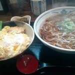 そば茶屋 - Cセットでミニかつ丼とお蕎麦