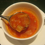 Teppambisutorobonvivuru - この日のスープはミネストローネ！