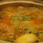 和人良 - 【H23.1.15】鮟鱇鍋、濃厚なスープです。身も心も温まります。