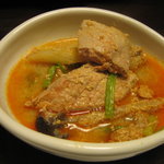 和人良 - 【H23.1.15】鮟鱇鍋、大きな肝が入っています。栄養満点！元気になります。