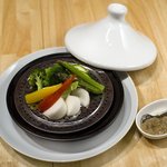 閻魔堂 - スチーム野菜のアンチョビ・ソース