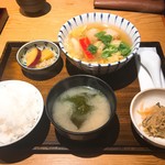 土鍋炊ごはん なかよし 並木橋店 - 「つくねと春キャベツのスープ炊き定食」