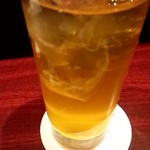 魚酔庭 - 緑茶ハイにシフト　なかなか濃い(∩´∀`∩)ｵｲｼ