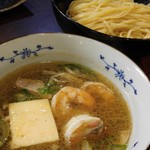 麺哲支店 麺野郎 - 脚赤海老塩つけ麺