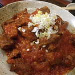 麺哲支店 麺野郎 - 牛ハツチリソース