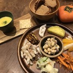Organic Cafe ゆきすきのくに - 自然栽培の野菜中心のデリプレート（1500円~)