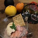 Organic Cafe ゆきすきのくに - ノンシュガーの桃のムース（800円）