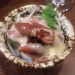 立ち飲み じんべえ - 富山産ホタルイカの酢味噌