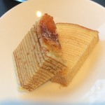 きのとや - 【2017年02月】バームクーヘンはサービスで提供されました。