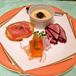 ル・タングラム - 白子のフランと前菜の盛り合わせ