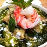 ロムアロイ - 【限定メニュー】「グリーンカレー」：（月に１～２回だけ作ります）生のハーブを使っているから、爽快な香り♪