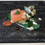 レミニセンス - 38℃で調理された鱒