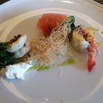 Wattle Tokyo - ランチコース　エビのソテー