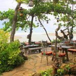 La Laguna Bali Restaurant & Beach Bar - 私たちが座った座席からの眺め