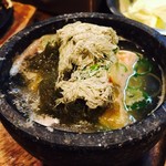 100えん串カツ - とろろ湯豆腐