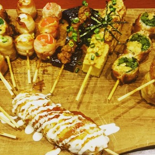 Hakata specialty! [Vegetable wrapped skewers] Various kinds of rolls are available ☆