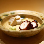 鮨 さいとう - 煮蛸と蒸鮑