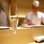 鮨 さいとう - 昼シャンで乾杯