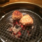 ばたばた - 自分で焼くおにぎり