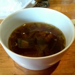 Sesami Dainingu Orenji - セットのスープ