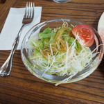 あさひやレストラン - オムハヤシのサラダ