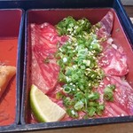 いせもん本店 - ミニ松阪牛レアステーキ重