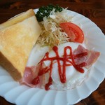 アメリカ - モーニングは中々に旨い