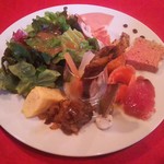 BISTORIA - ランチCコースの前菜盛り合わせ